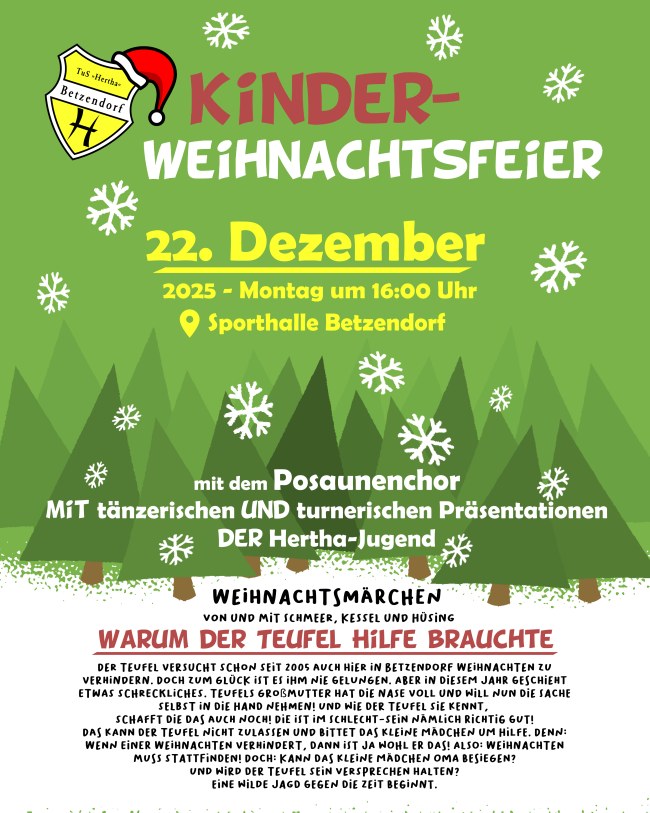 Kinderweihnachtsfeier